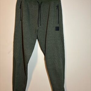 Gymshark Olive Green Men's Joggers with Zipper Pockets